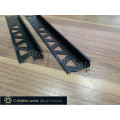 Aluminum Profiles L Shape Trims for Tile with Anodized Black Color